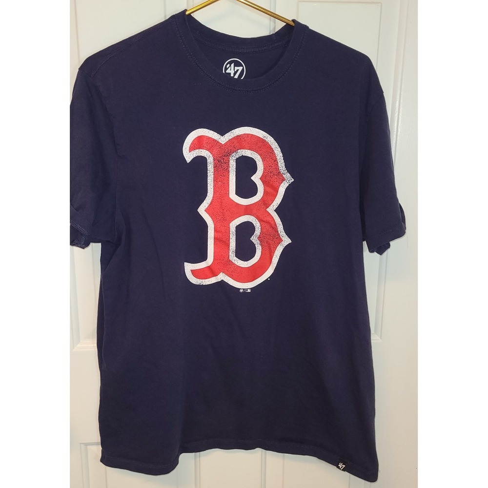 Boston Red Sox Shirt Men‎ Large Blue MLB Baseball